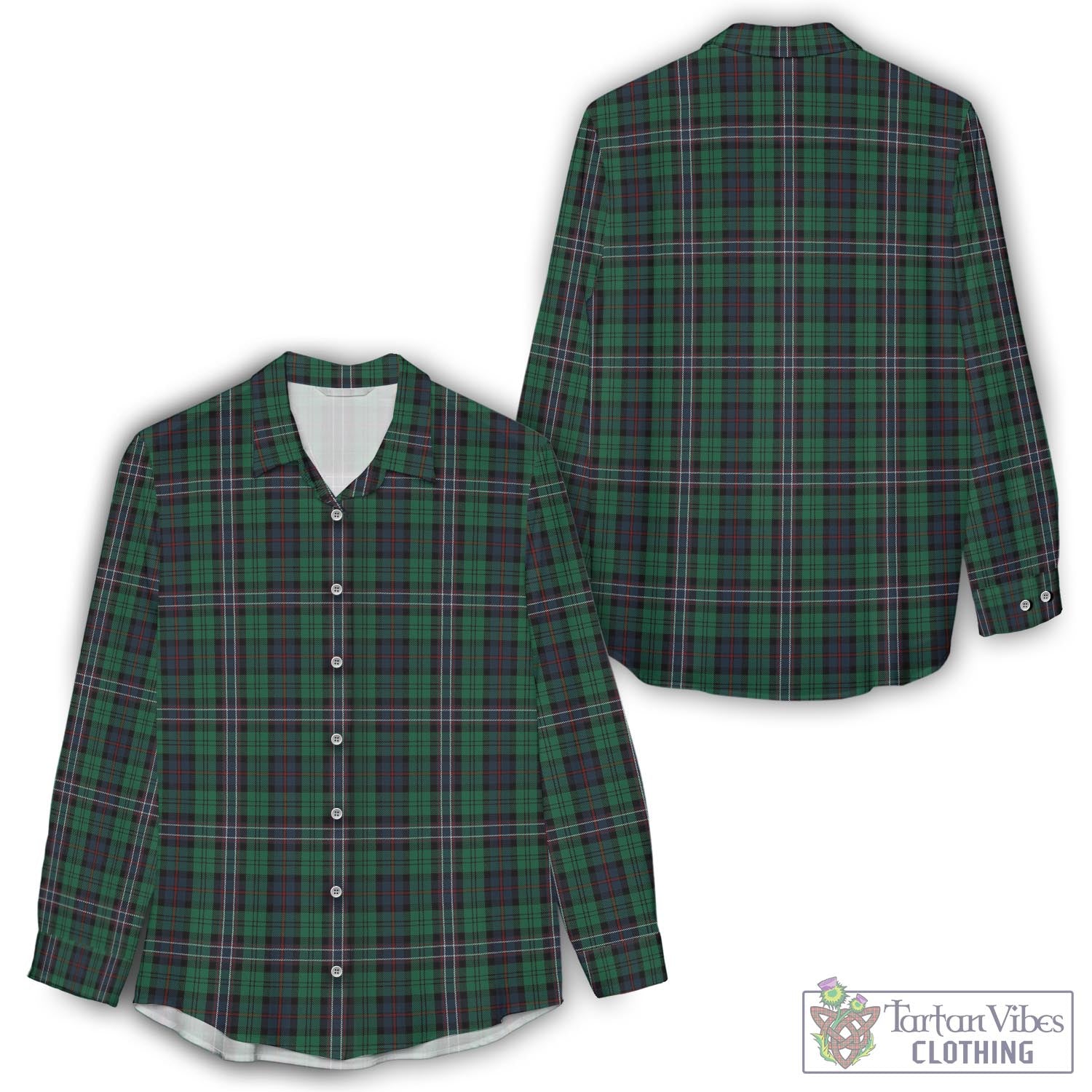 Scotland National Tartan Womens Casual Shirt