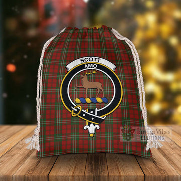 Scott Tartan Christmas Santa's Bag with Family Crest