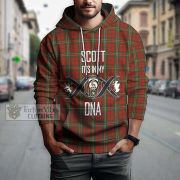 Scott Tartan Hoodie with Family Crest DNA In Me Style