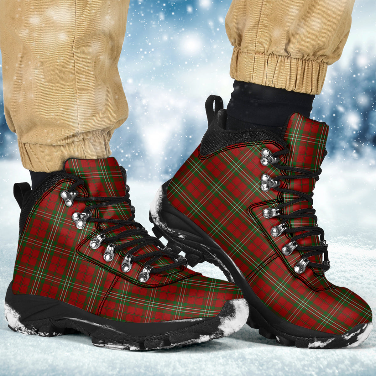 Scott Tartan Alpine Boots Men's Boots - Tartan Vibes Clothing
