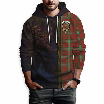 Scott Tartan Family Crest Hoodie Alba Gu Brath Be Brave Lion Ancient Style Pullover Hoodie - Tartan Vibes Clothing