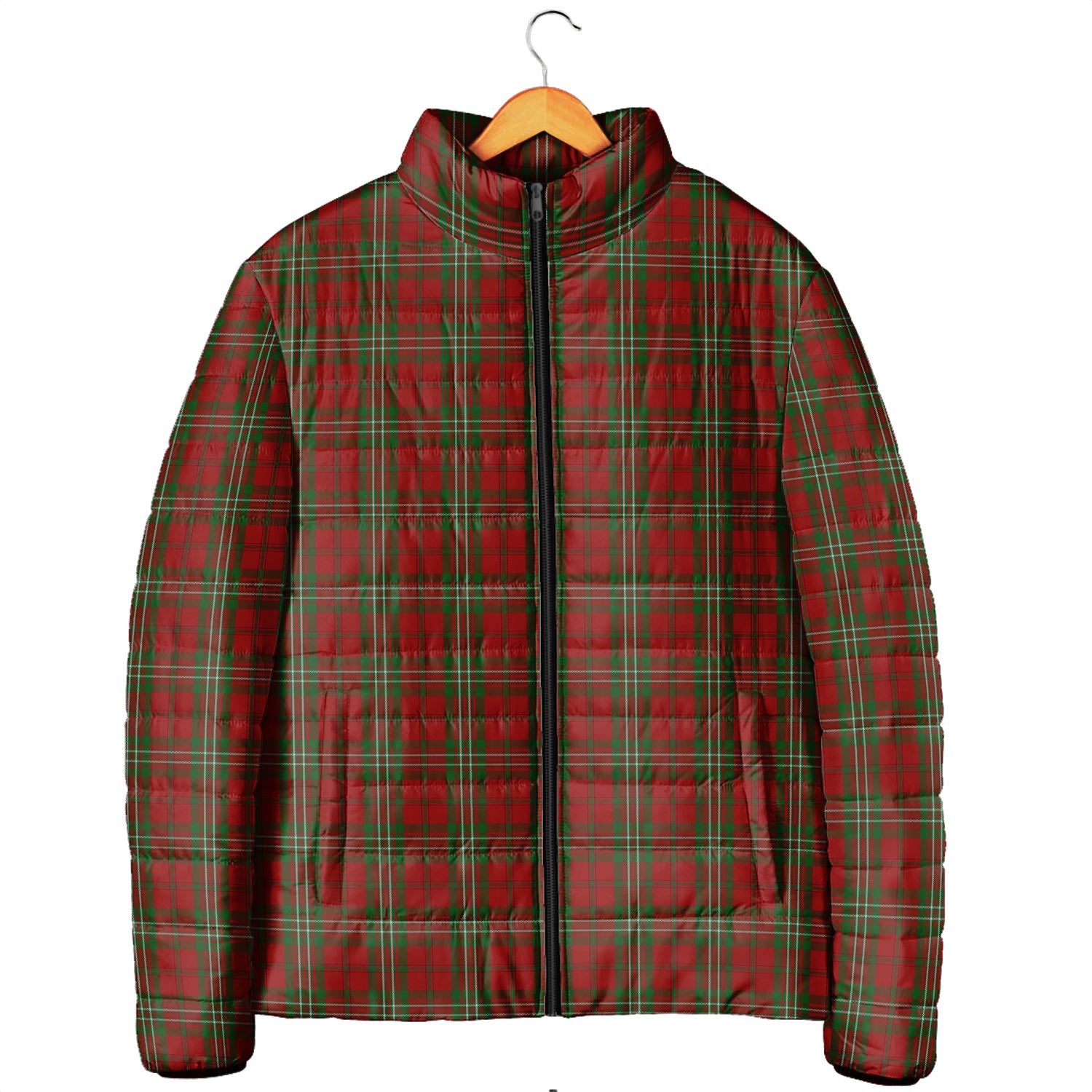 Scott Tartan Padded Jacket Men's Padded Jacket - Tartan Vibes Clothing