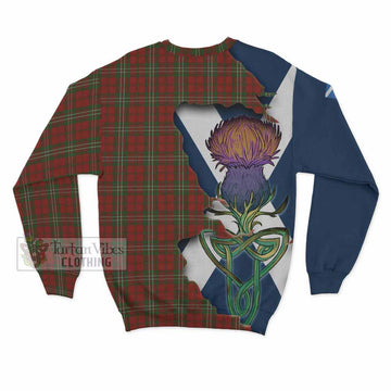 Scott Tartan Family Crest Sweatshirt Scottish Thistle Celtic Inspired - Tartan Vibes Clothing