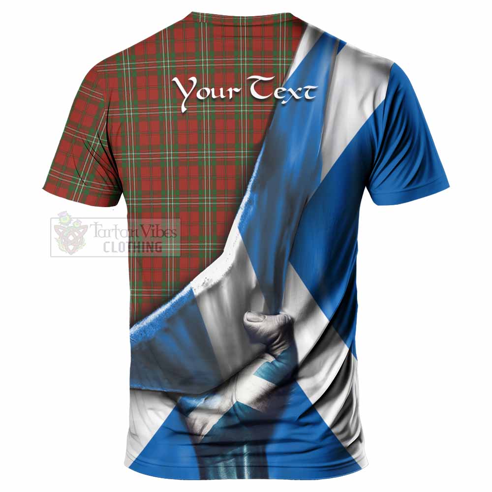 Tartan Vibes Clothing Scott Tartan T-Shirt with Family Crest Scotland Patriotic Style