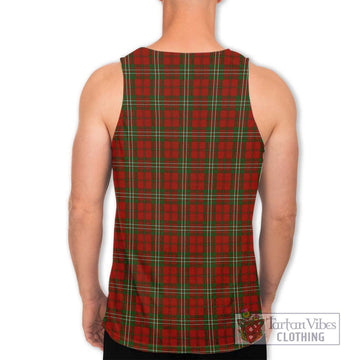 Scott Tartan Men's Tank Top with Family Crest DNA In Me Style