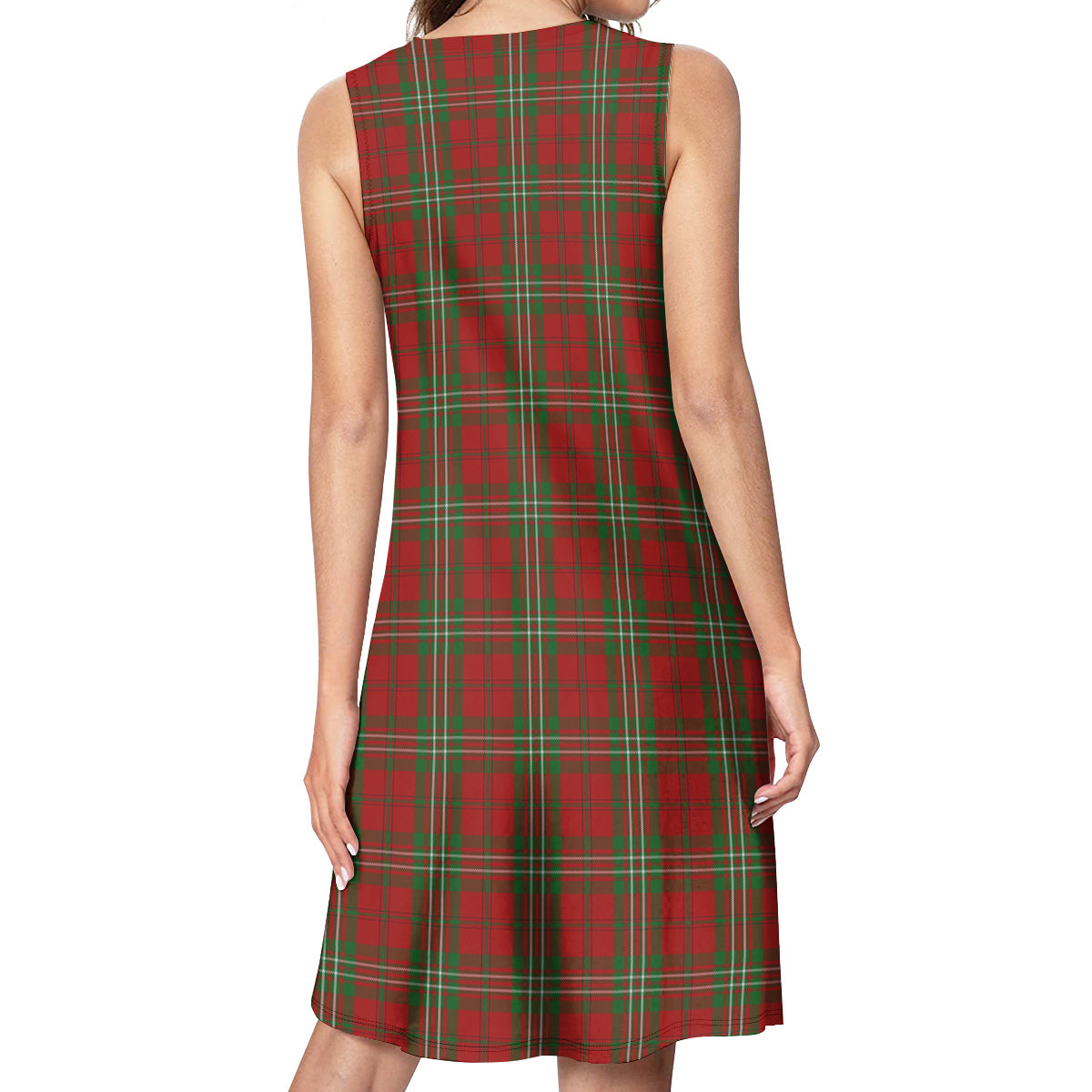 Scott Tartan Womens Casual Dresses - Tartanvibesclothing