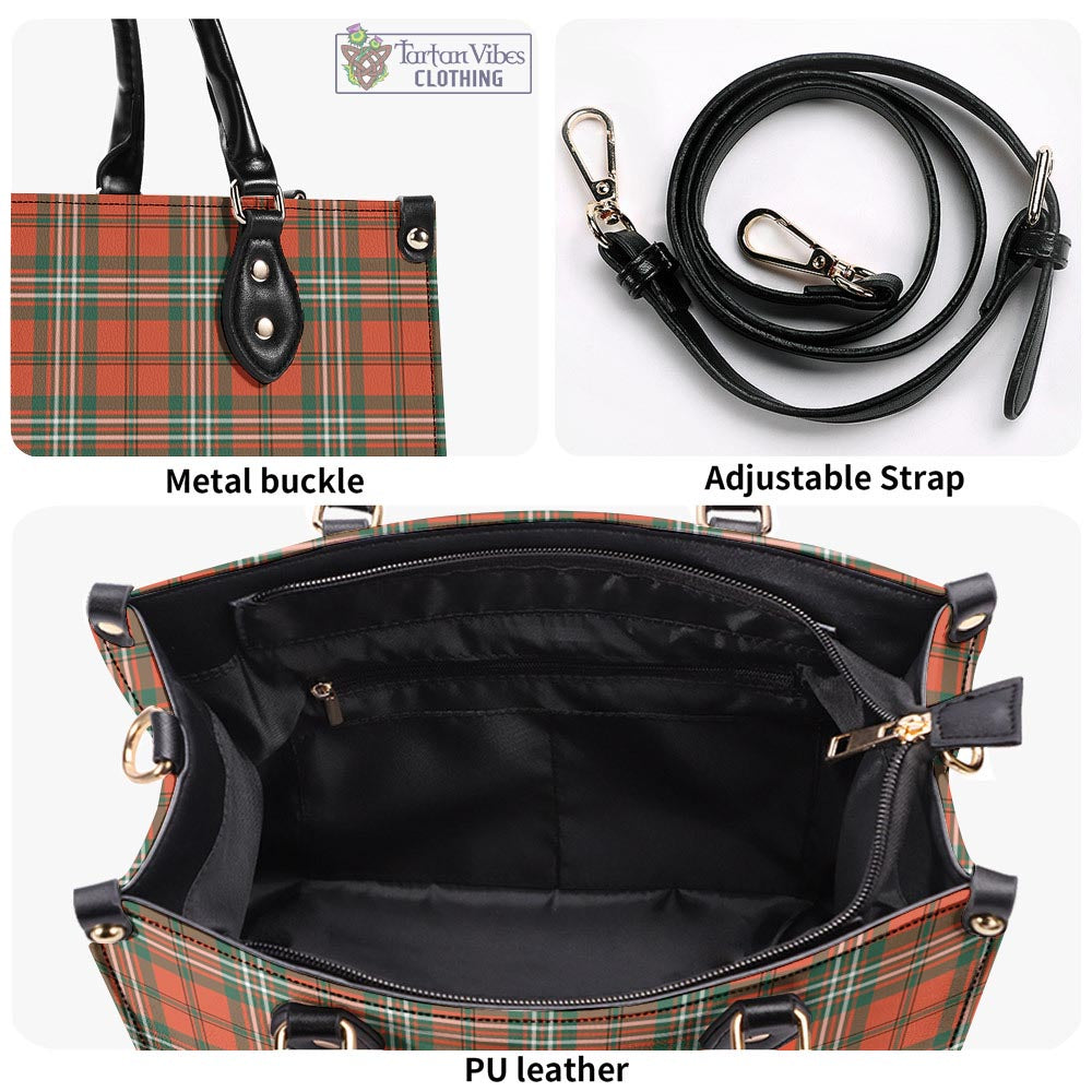 Tartan Vibes Clothing Scott Ancient Tartan Luxury Leather Handbags