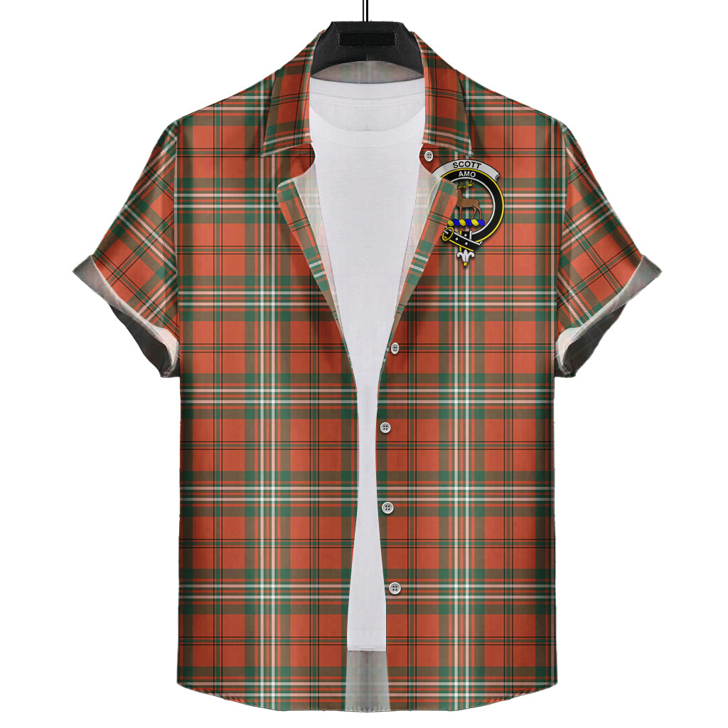 scott-ancient-tartan-short-sleeve-button-down-shirt-with-family-crest