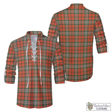 Scott Ancient Tartan Men's Scottish Traditional Jacobite Ghillie Kilt Shirt