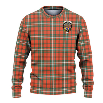 Scott Ancient Tartan Ugly Sweater with Family Crest