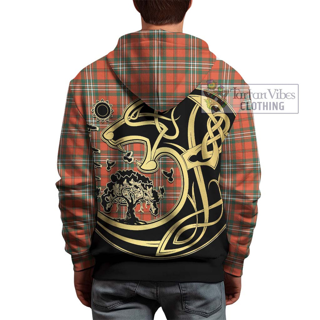 Scott Ancient Tartan Hoodie with Family Crest Celtic Wolf Style - Tartan Vibes Clothing