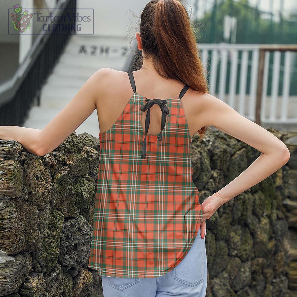 Tartan Vibes Clothing Scott Ancient Tartan Loose Halter Neck Camisole