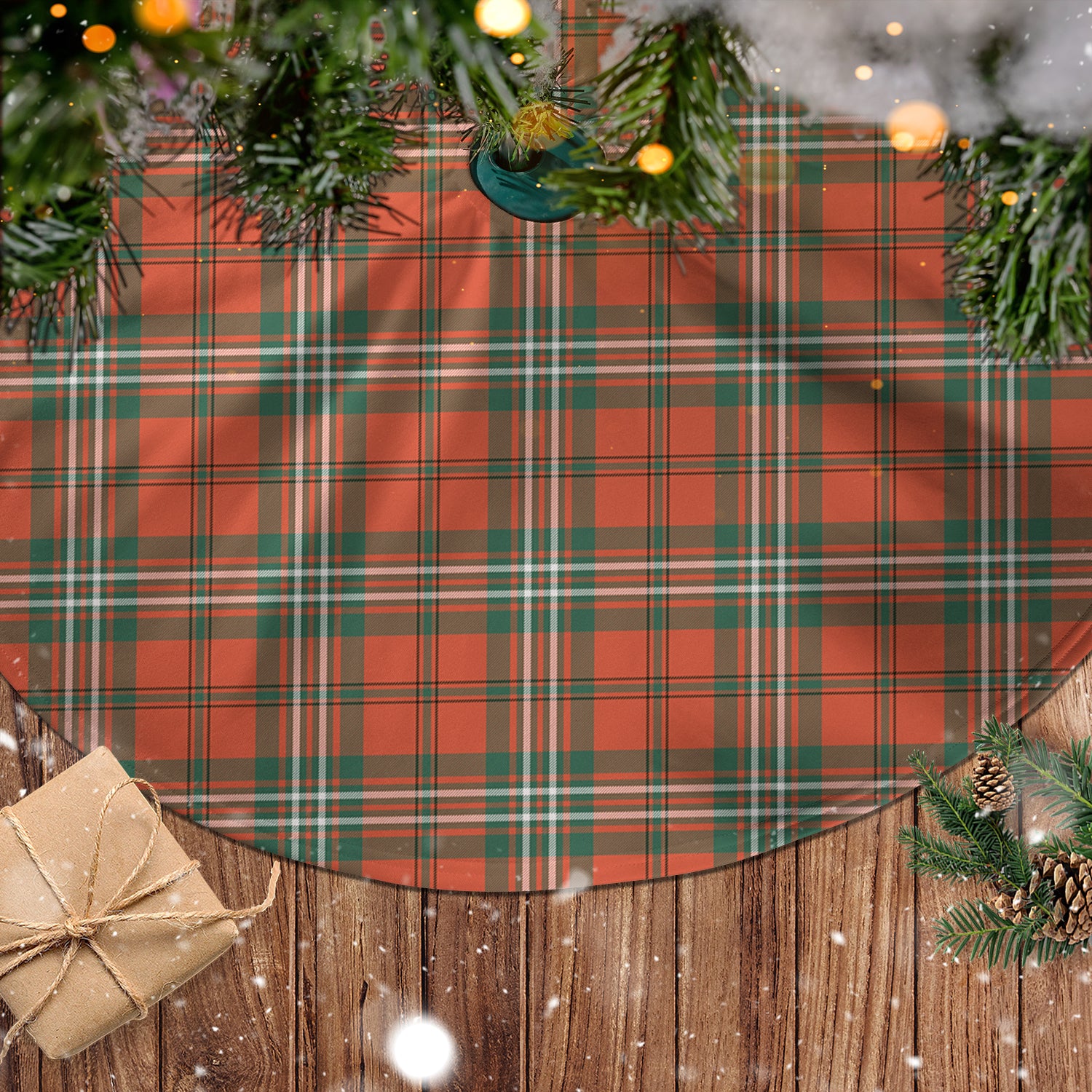 Scott Ancient Tartan Christmas Tree Skirt - Tartanvibesclothing