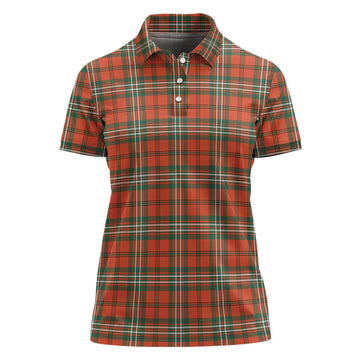 Scott Ancient Tartan Polo Shirt For Women