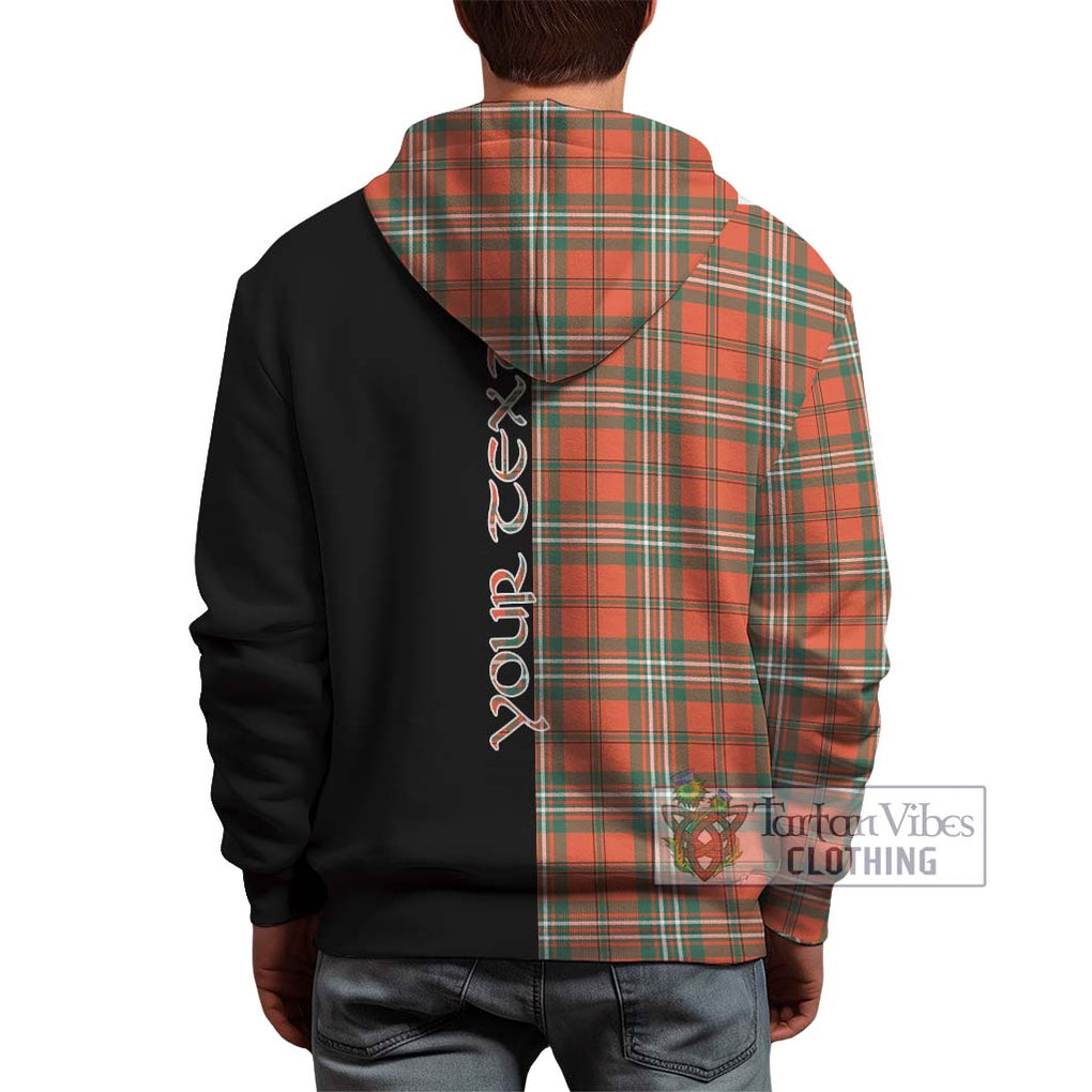 Scott Ancient Tartan Hoodie with Family Crest and Half Of Me Style - Tartanvibesclothing Shop