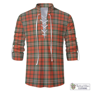 Scott Ancient Tartan Men's Scottish Traditional Jacobite Ghillie Kilt Shirt