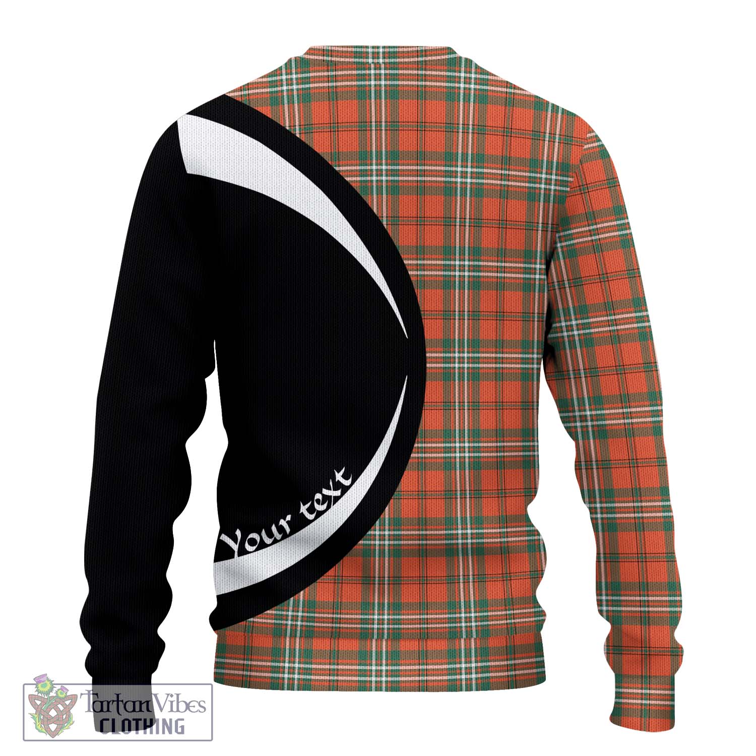 Scott Ancient Tartan Knitted Sweater with Family Crest Circle Style - Tartan Vibes Clothing