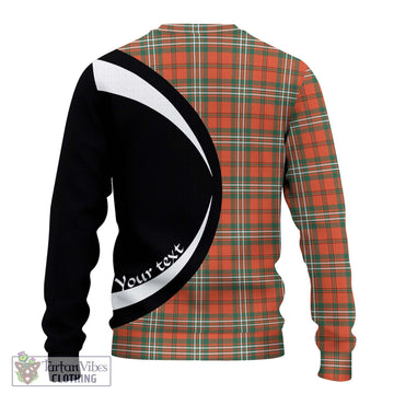 Scott Ancient Tartan Ugly Sweater with Family Crest Circle Style