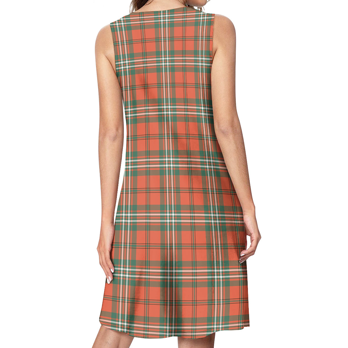 Scott Ancient Tartan Womens Casual Dresses - Tartanvibesclothing