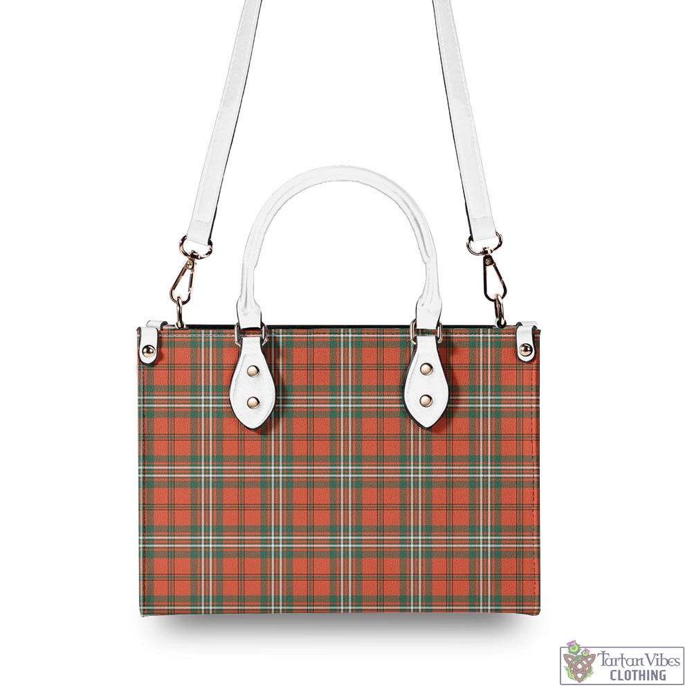 Tartan Vibes Clothing Scott Ancient Tartan Luxury Leather Handbags