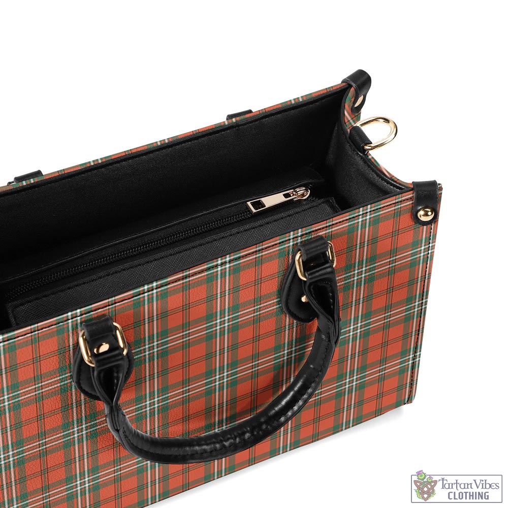 Tartan Vibes Clothing Scott Ancient Tartan Luxury Leather Handbags