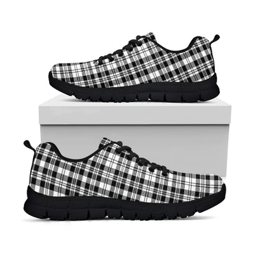 Scott Black White Tartan Sneakers