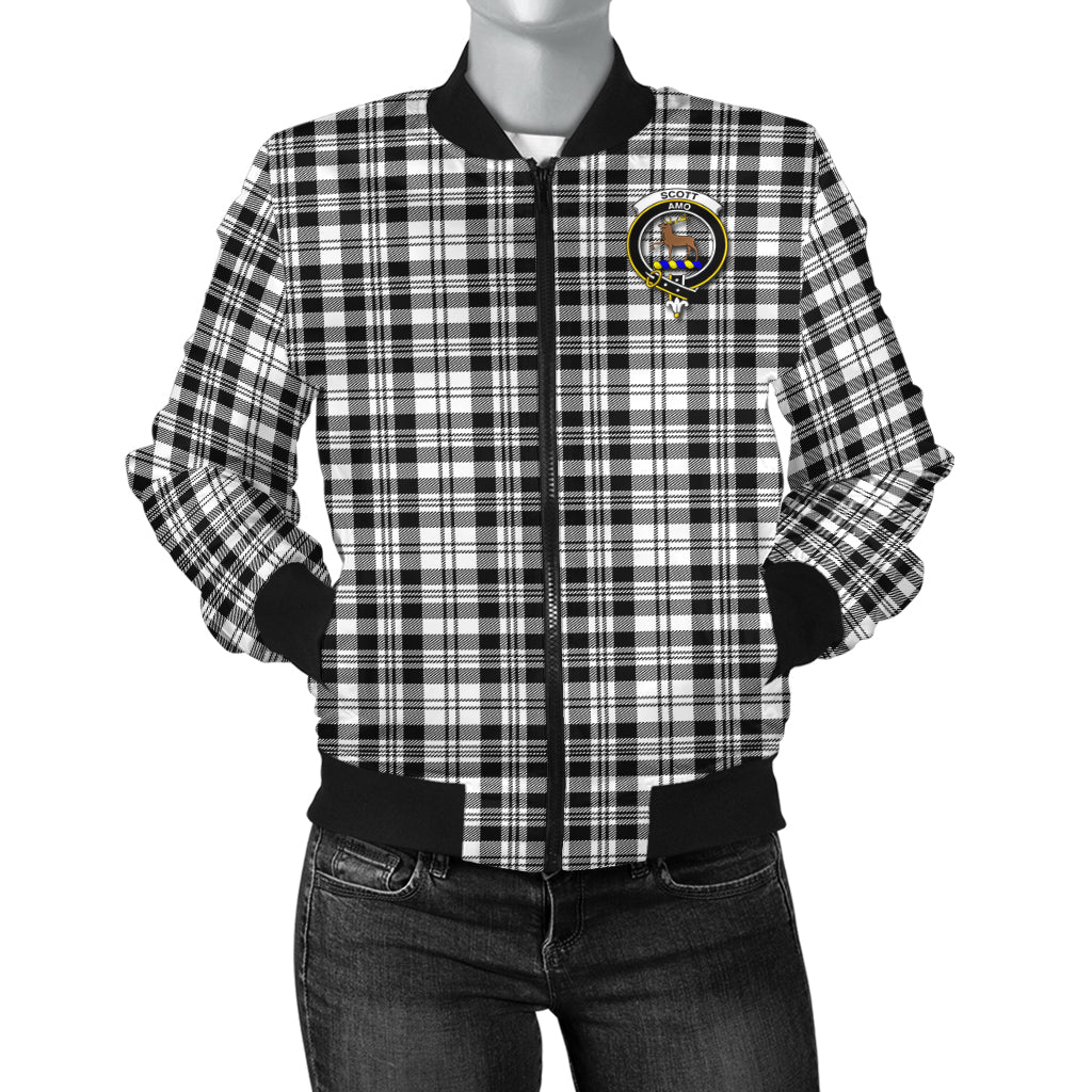 scott-black-white-tartan-bomber-jacket-with-family-crest