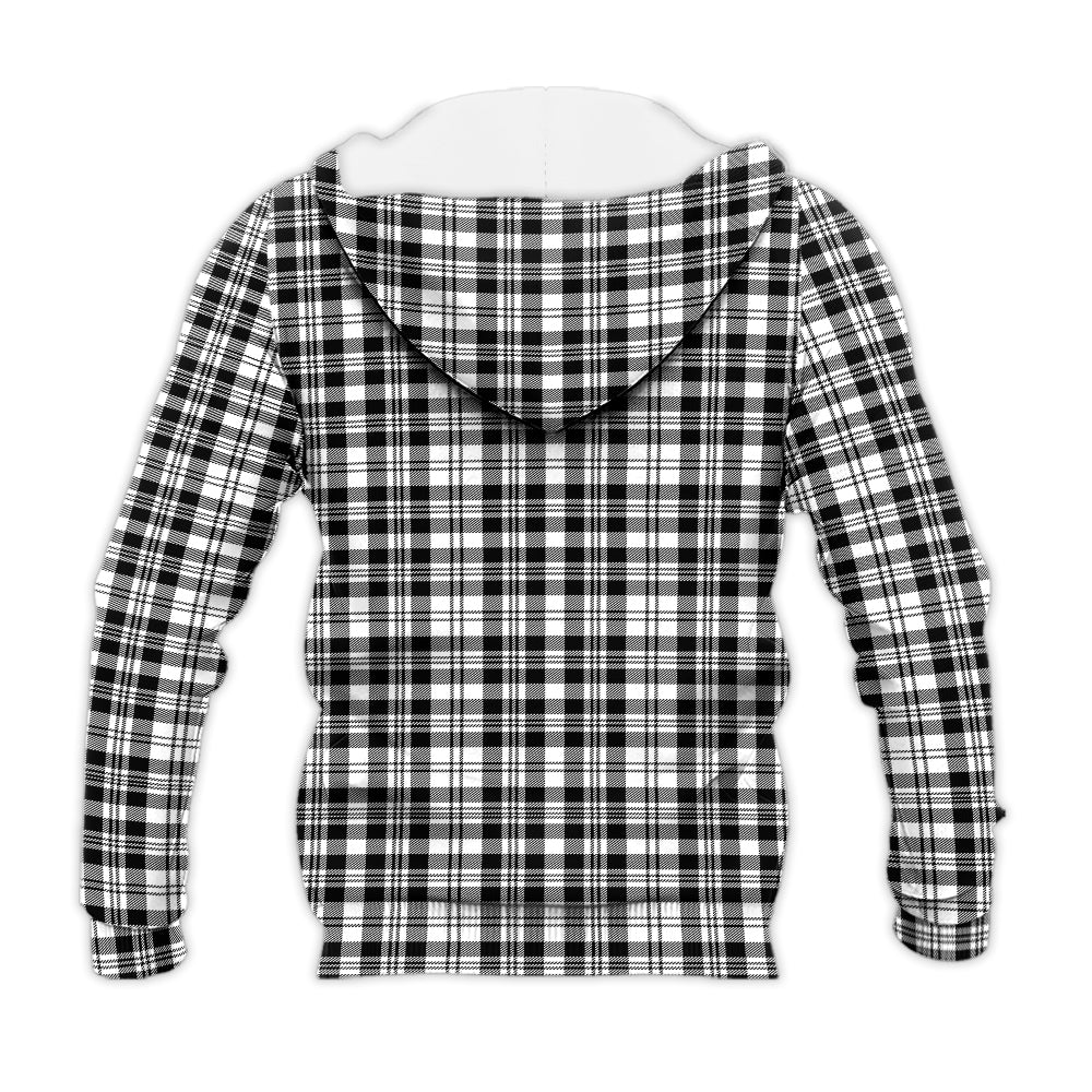 scott-black-white-tartan-knitted-hoodie-with-family-crest