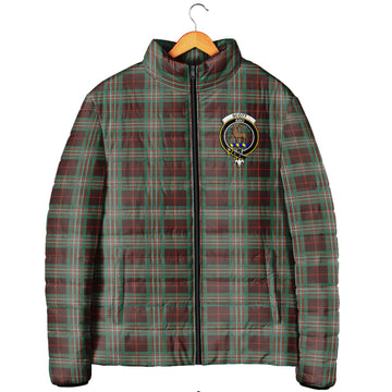 Scott Brown Ancient Tartan Padded Jacket with Family Crest