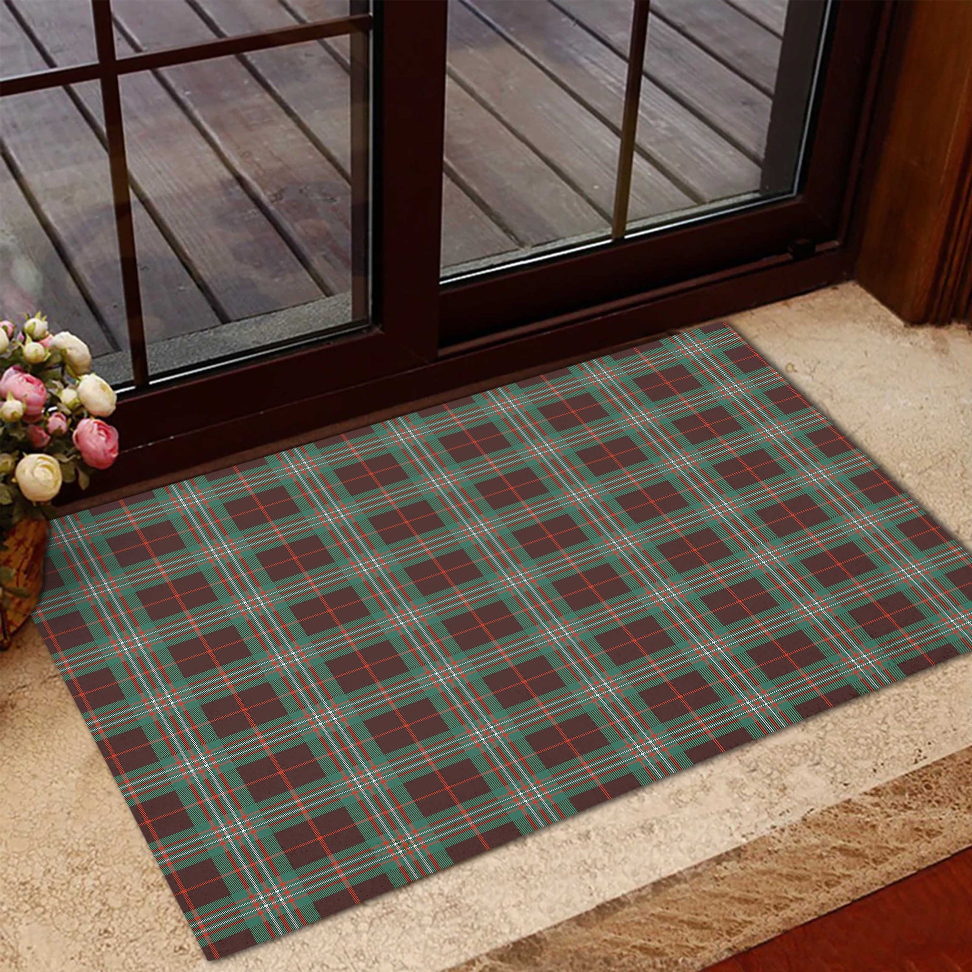 Scott Brown Ancient Tartan Door Mat - Tartanvibesclothing Shop