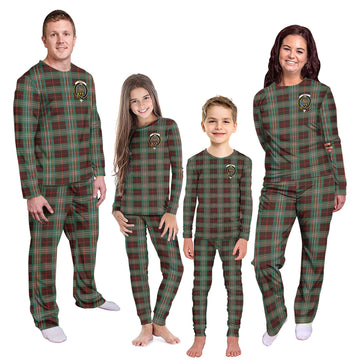 Scott Brown Ancient Tartan Pajamas Family Set with Family Crest