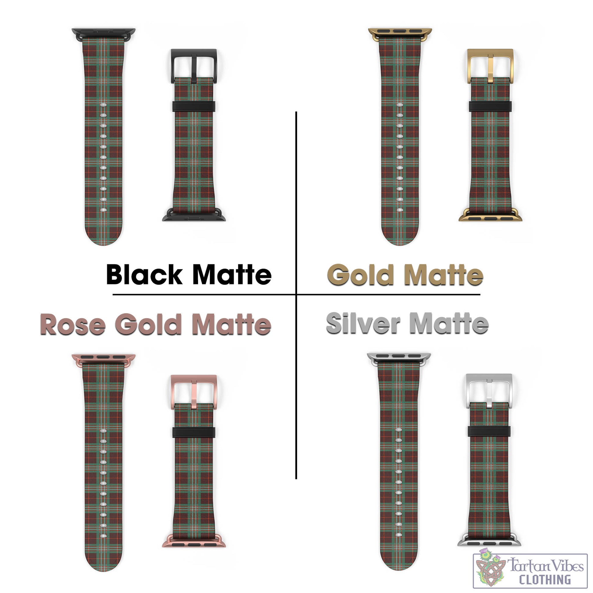 Tartan Vibes Clothing Scott Brown Ancient Tartan Watch Band