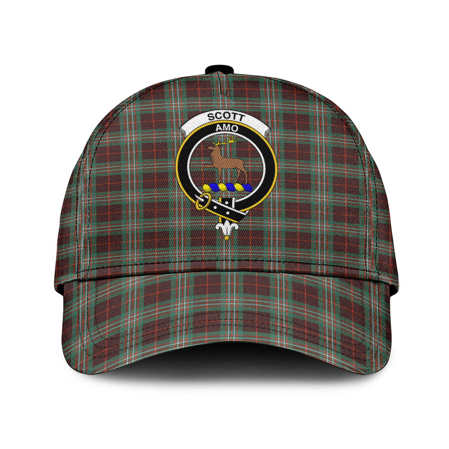 Scott Brown Ancient Tartan Classic Cap with Family Crest Classic Cap Universal Fit - Tartan Vibes Clothing