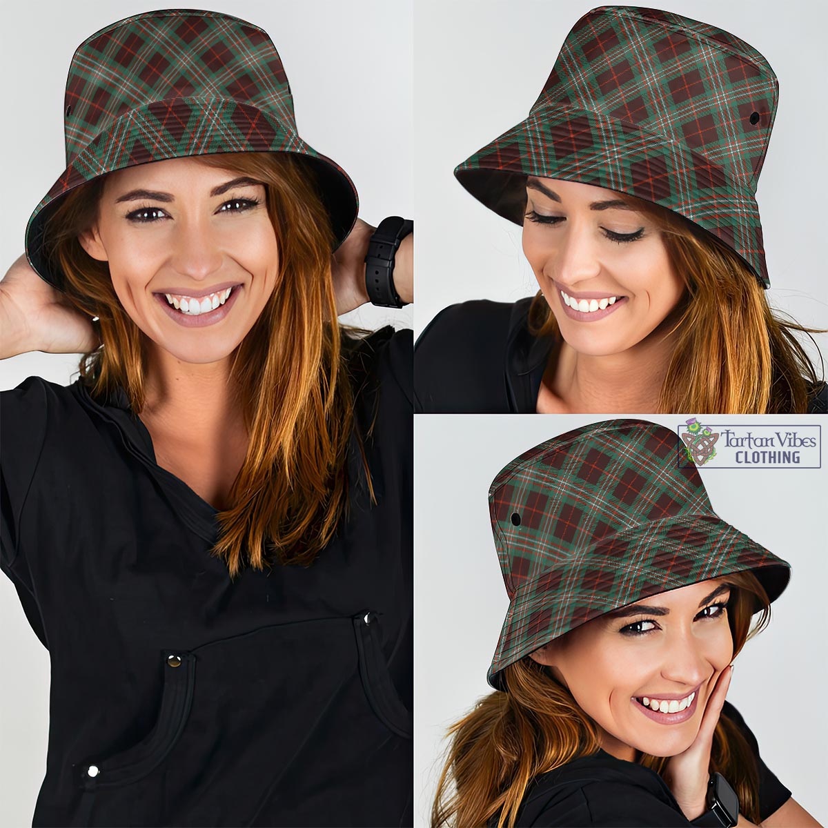 Tartan Vibes Clothing Scott Brown Ancient Tartan Bucket Hat