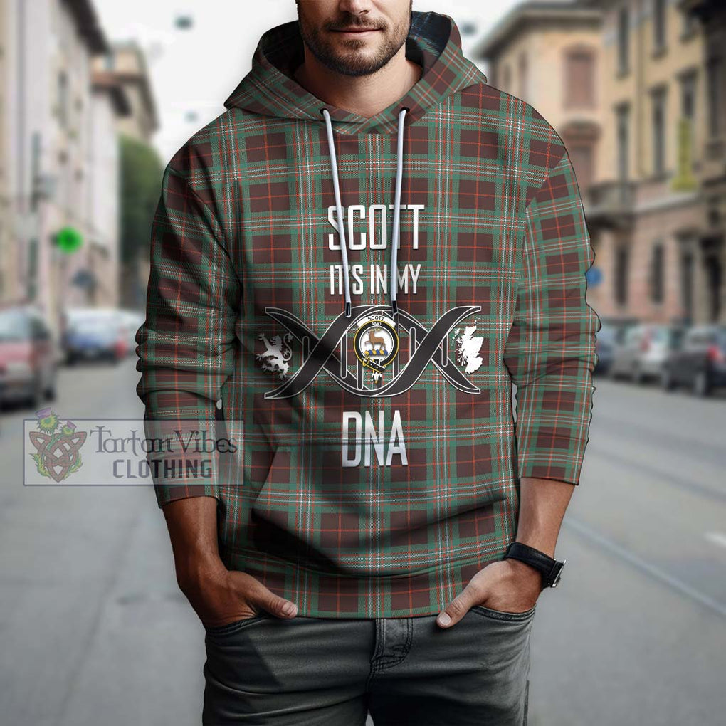 Scott Brown Ancient Tartan Hoodie with Family Crest DNA In Me Style Pullover Hoodie - Tartanvibesclothing Shop