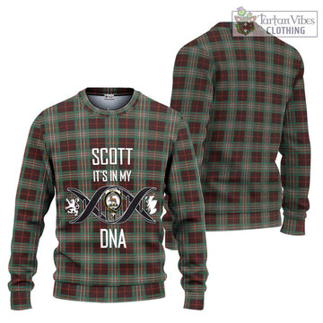 Scott Brown Ancient Tartan Ugly Sweater with Family Crest DNA In Me Style