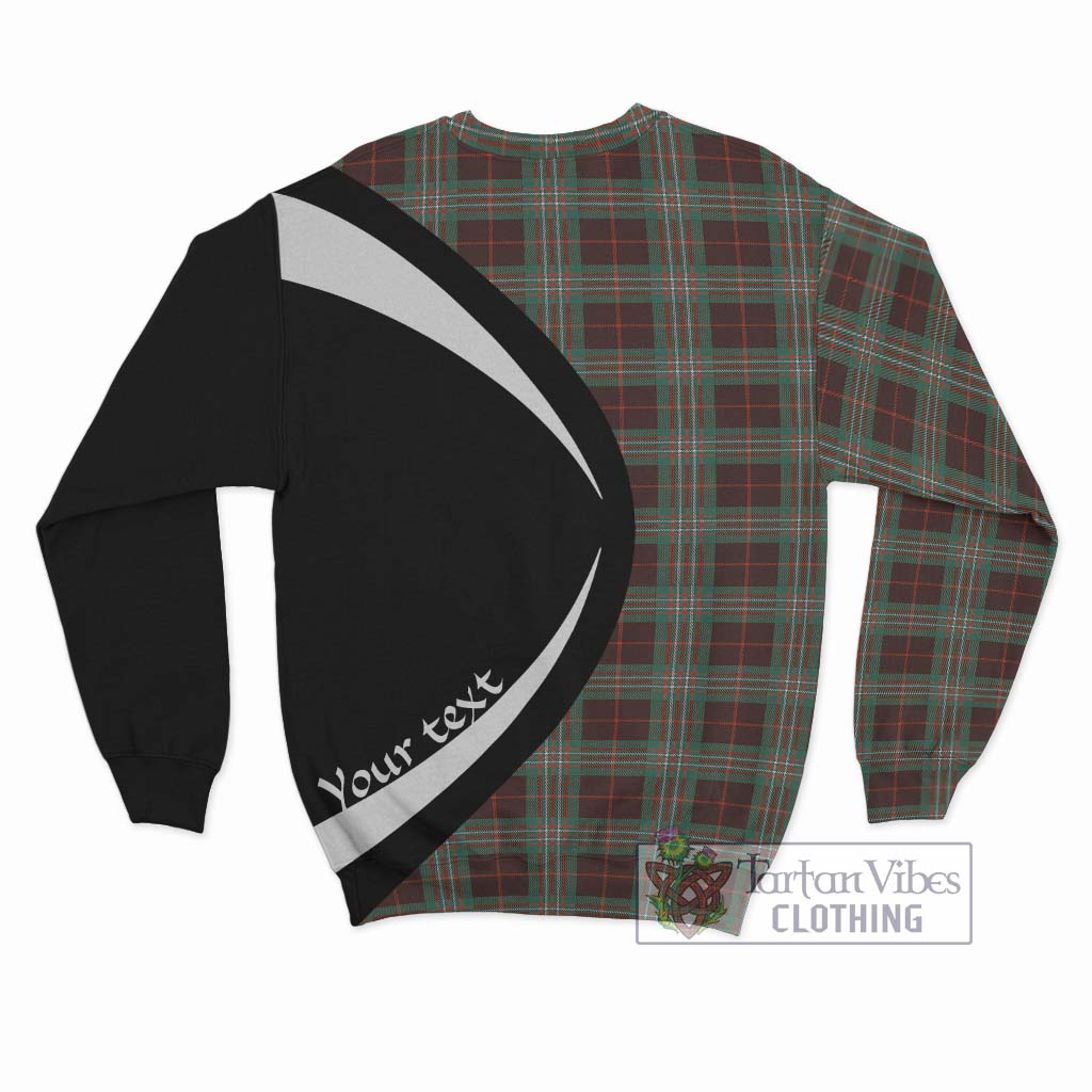 Scott Brown Ancient Tartan Sweatshirt with Family Crest Circle Style - Tartan Vibes Clothing