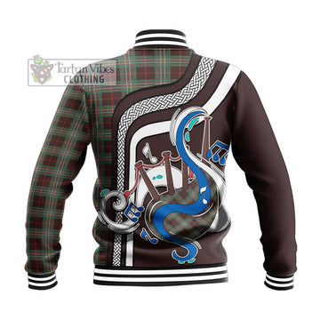 Scott Brown Ancient Tartan Baseball Jacket with Epic Bagpipe Style