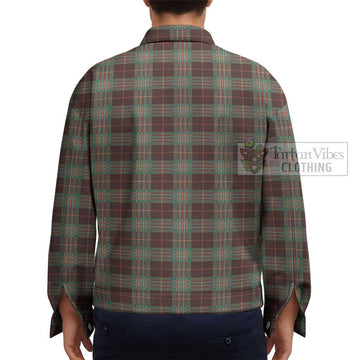 Scott Brown Ancient Tartan Unisex Lapel Cotton Jacket