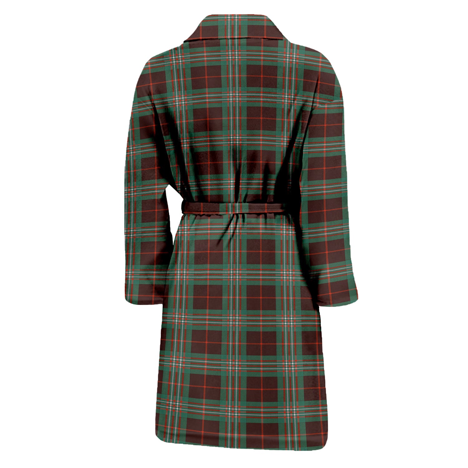 Scott Brown Ancient Tartan Bathrobe with Family Crest - Tartan Vibes Clothing