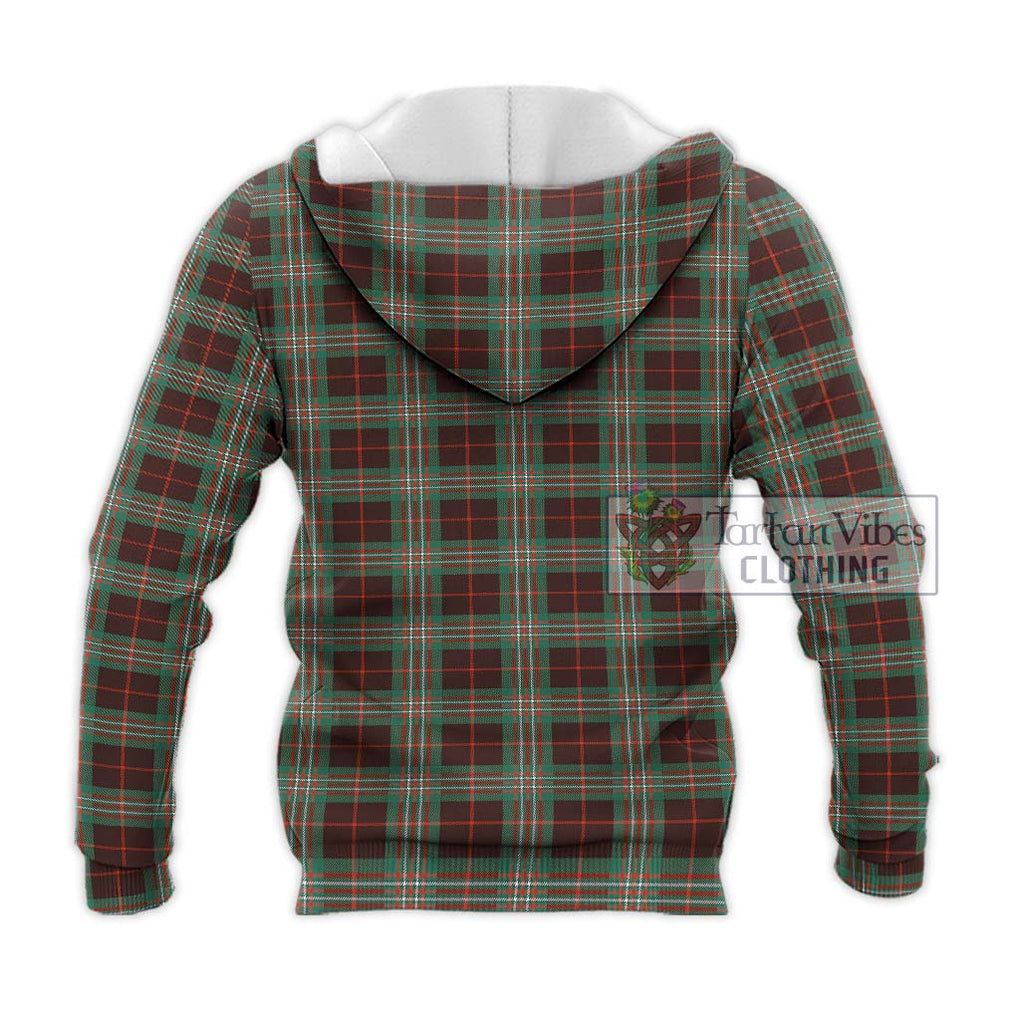 Scott Brown Ancient Tartan Knitted Hoodie with Family Crest DNA In Me Style - Tartanvibesclothing Shop