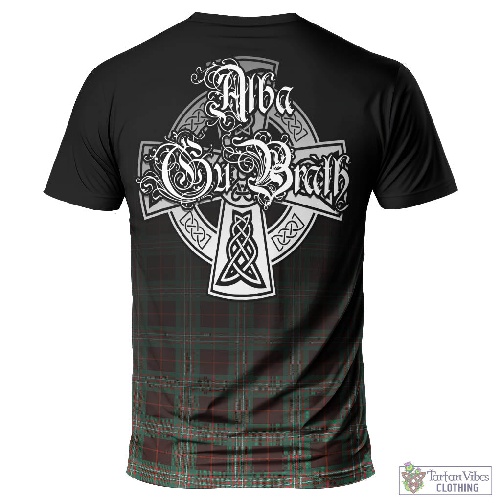 Tartan Vibes Clothing Scott Brown Ancient Tartan T-Shirt Featuring Alba Gu Brath Family Crest Celtic Inspired