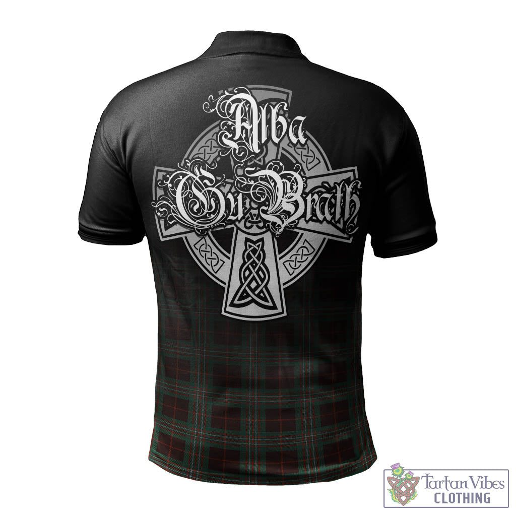 Tartan Vibes Clothing Scott Brown Ancient Tartan Polo Shirt Featuring Alba Gu Brath Family Crest Celtic Inspired