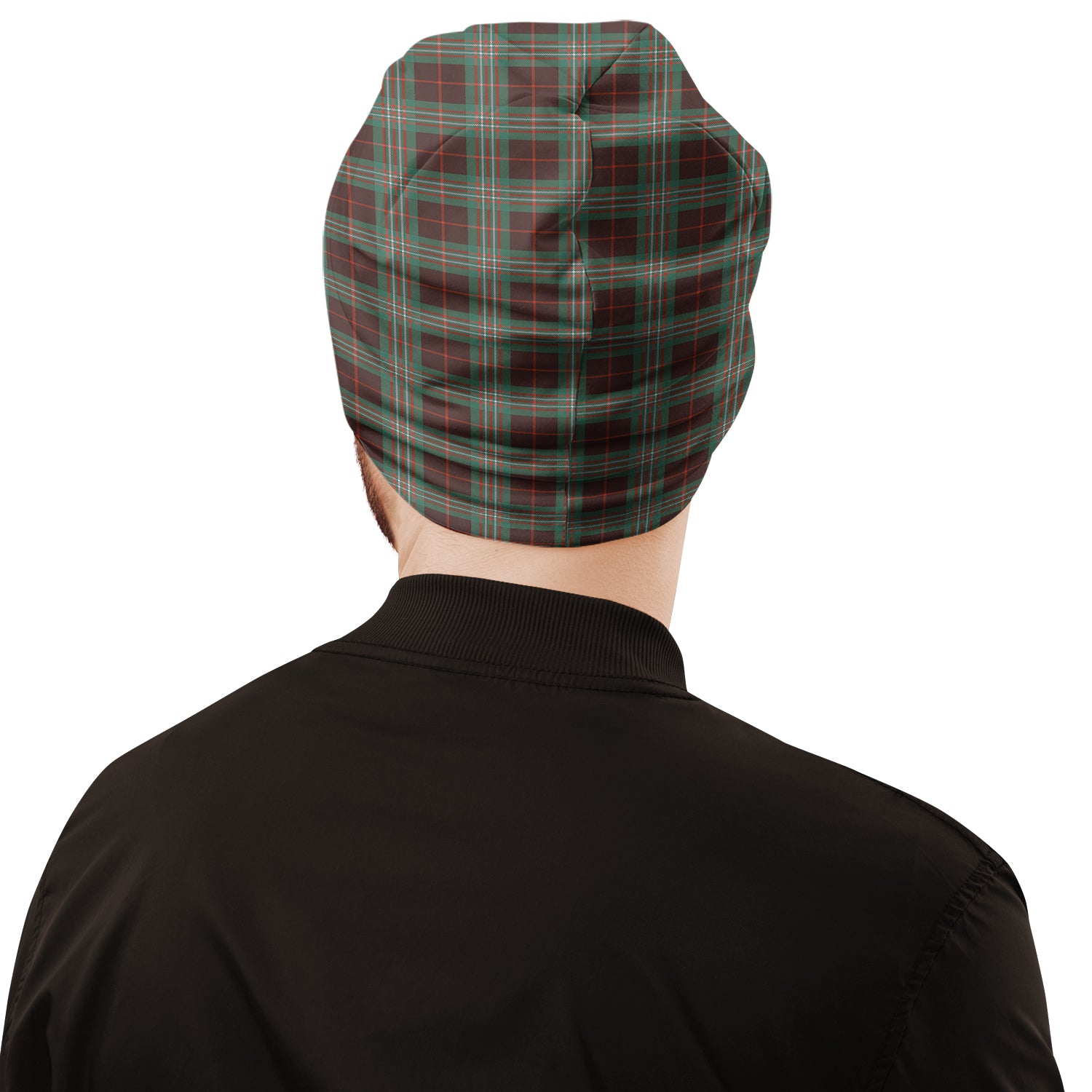 Scott Brown Ancient Tartan Beanies Hat with Family Crest - Tartan Vibes Clothing