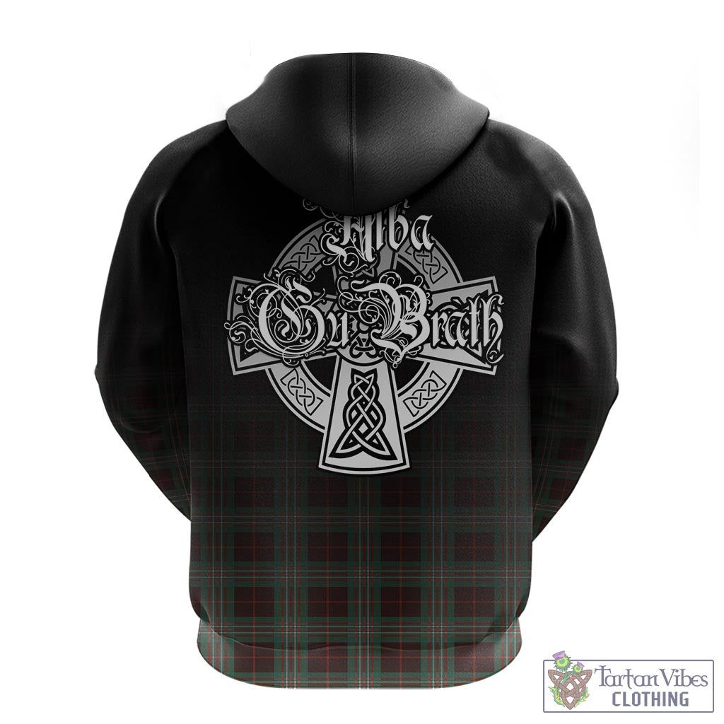 Tartan Vibes Clothing Scott Brown Ancient Tartan Hoodie Featuring Alba Gu Brath Family Crest Celtic Inspired