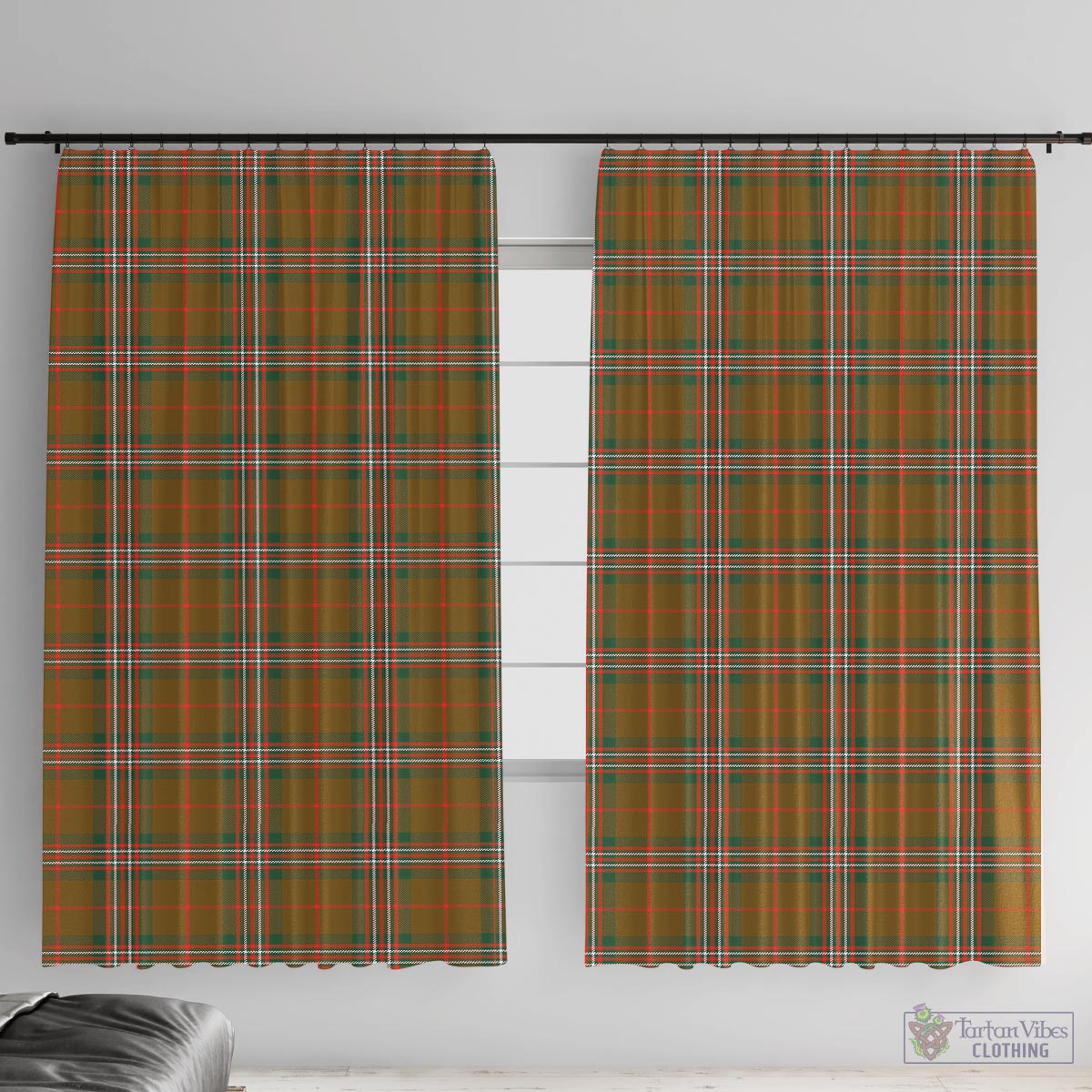 Scott Brown Modern Tartan Window Curtain