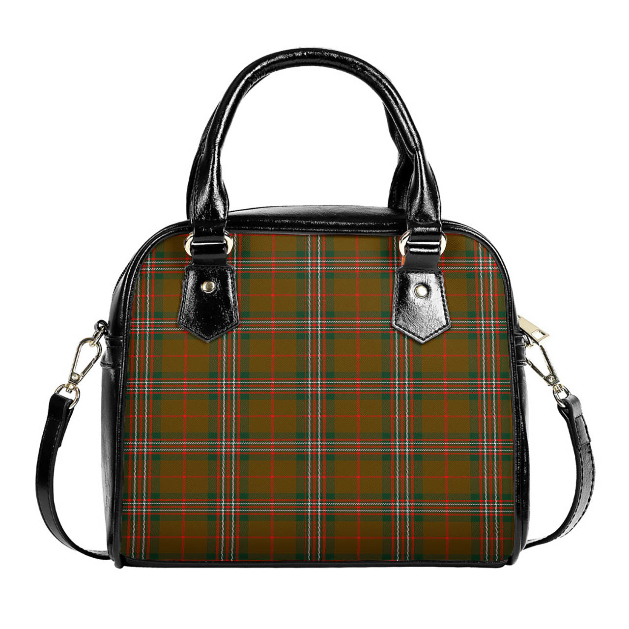 Scott Brown Modern Tartan Shoulder Handbags One Size 6*25*22 cm - Tartanvibesclothing