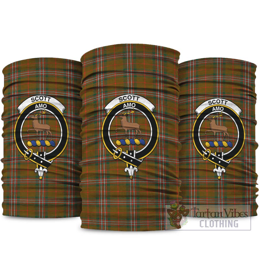 Scott Brown Modern Tartan Neck Gaiters, Tartan Bandanas, Tartan Head Band with Family Crest