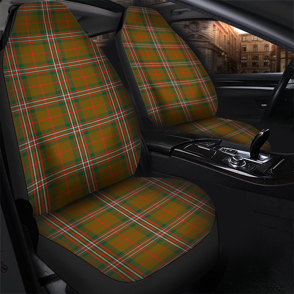 Scott Brown Modern Tartan Car Seat Cover One Size - Tartanvibesclothing