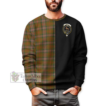 Scott Brown Modern Tartan Sweatshirt with Family Crest and Half Of Me Style